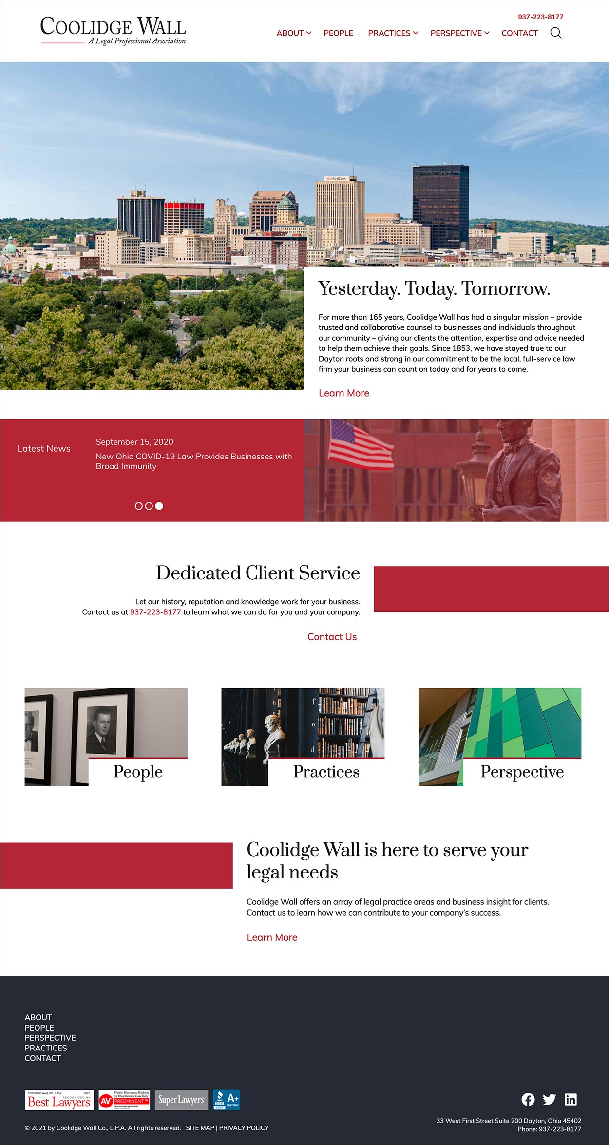Coolidge Wall Home Page