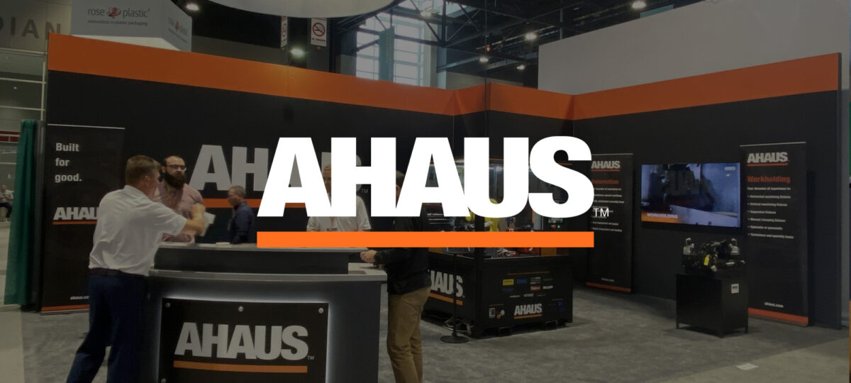 AHAUS trade show booth