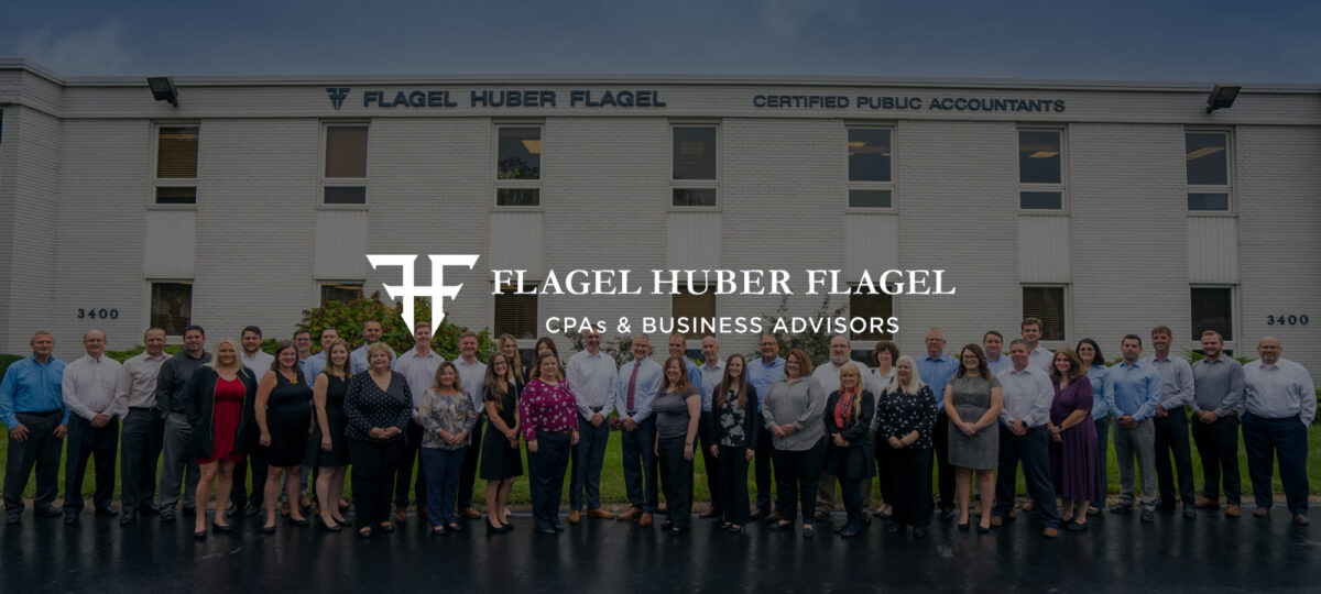 Flagel Huber Flagel Team Shot with Logo